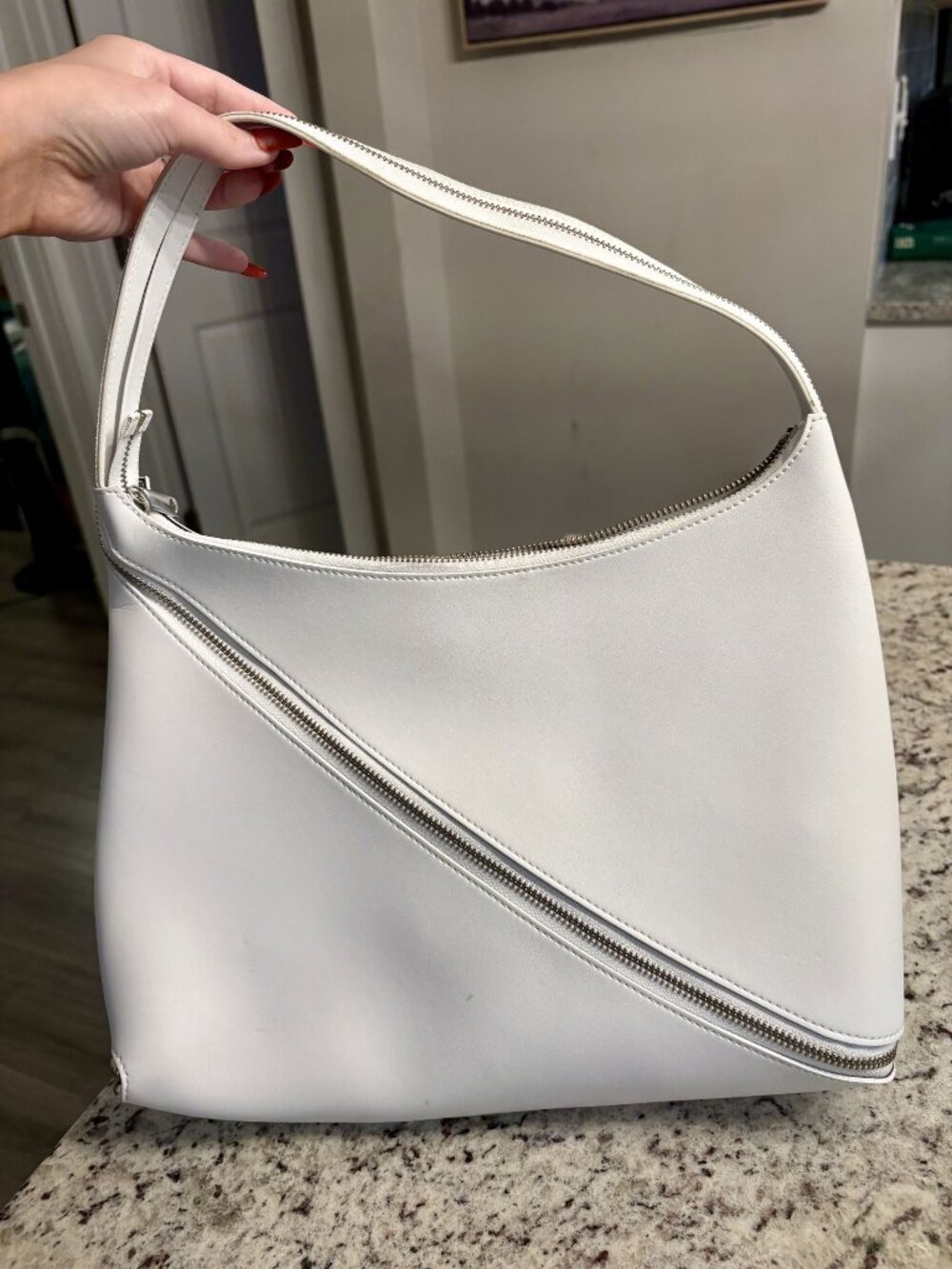 Coperni Medium Swipe White Bag